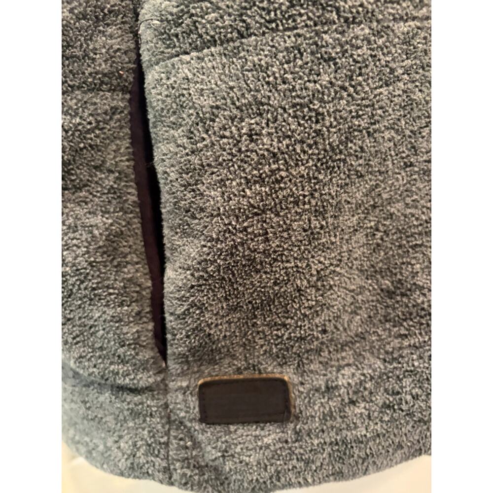 Lauren Ralph Lauren Gray Fleece Vest Womens 2X Full Zip Alpine Ski Cozy Luxury - Picture 6 of 10